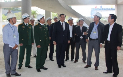 Chairman of Da Nang People's Committee visited, inspected and wished the Tet celebration of Danang Children is Culture Palace Project - 319 Central / TCT319 Company