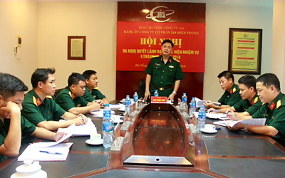 319 Mien Trung / TCT 319 Joint Stock Company: Organizing the Party Committee's Conference and summing up the tasks in the first 6 months of 2018. 319 Mien Trung / TCT 319 Joint Stock Company: Organizing the Party Committee's Conference and summing up the tasks in the first 6 months of 2018.