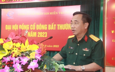 Công ty Cổ phần 319 Miền Trung/Tổng công ty 319 BQP: Tổ chức họp Đảng ủy mở rộng và Đại hội đồng cổ đông bất thường năm 2023 Công ty Cổ phần 319 Miền Trung/Tổng công ty 319 BQP: Tổ chức họp Đảng ủy mở rộng và Đại hội đồng cổ đông bất thường năm 2023